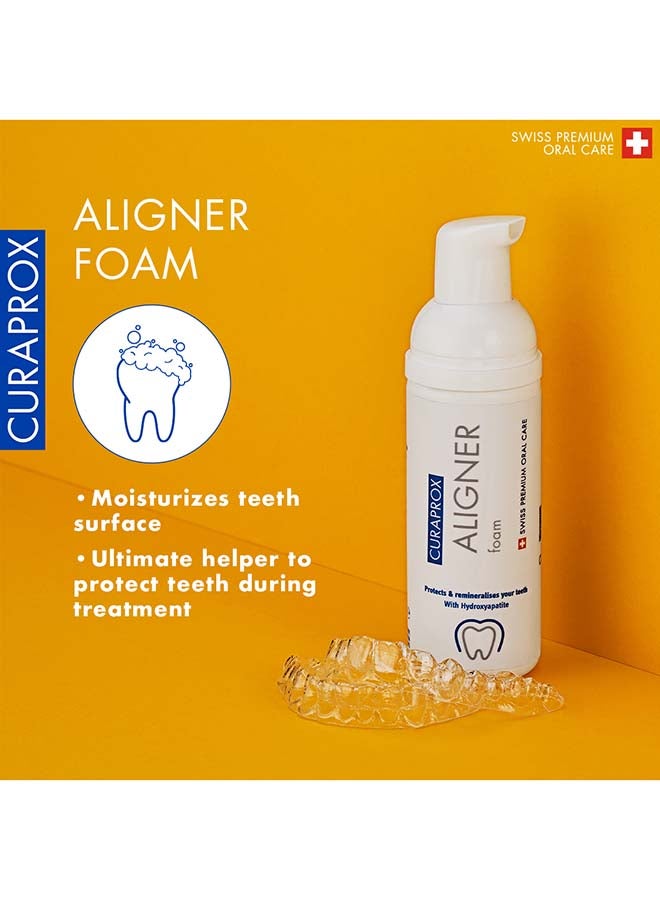 CURAPROX Aligner Foam | Gentle Cleaning & Freshness For Aligners & Retainers | 40Ml - Image 2